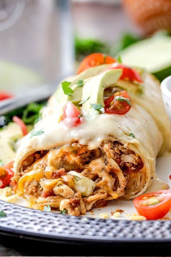 chicken burrito