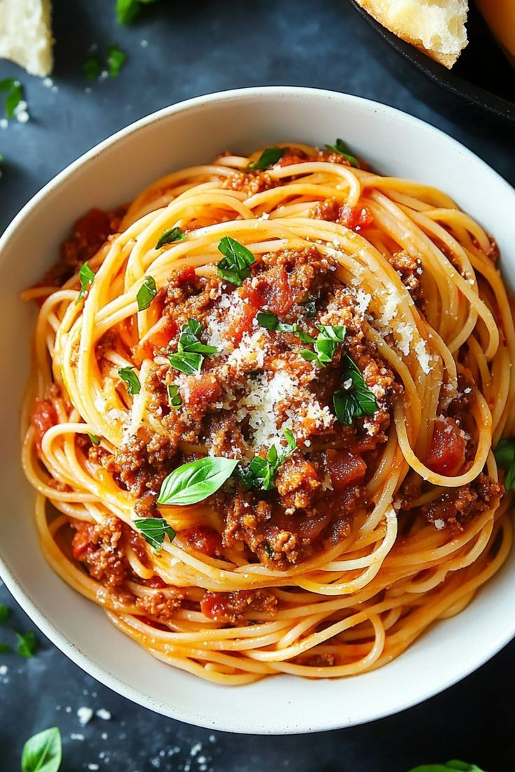 spaghetti with bolognese sauce