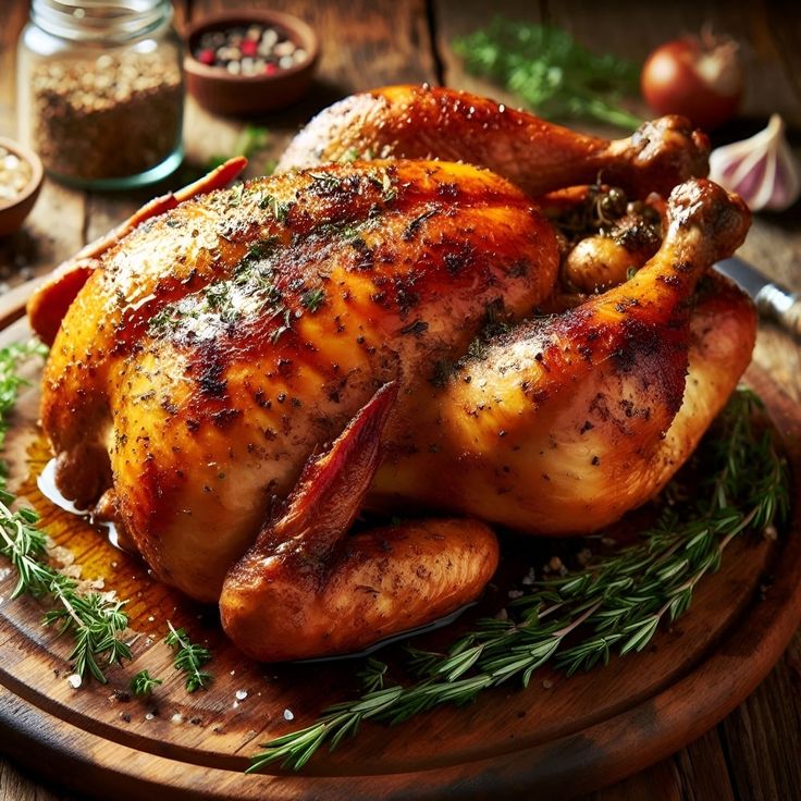 Roasted chicken full