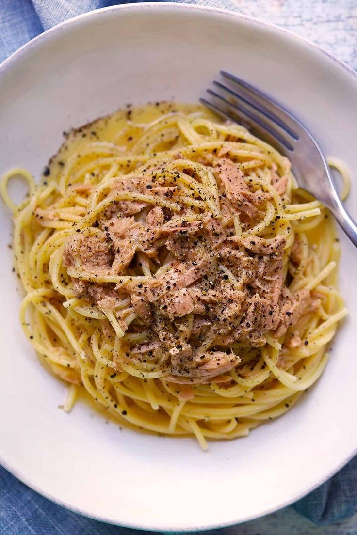spaghetti with tuna