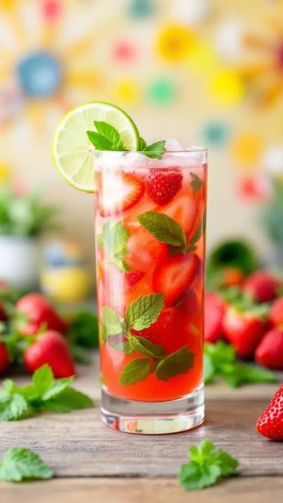 strawberry mojit0